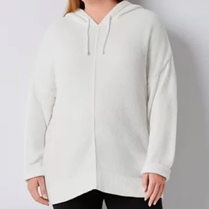 NWOT Stylus Womens Hooded Long Sleeve Pullover Sweater